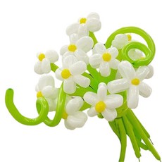 DIY花朵氣球製作 + 手動打氣筒套組 白色雛菊, 1套, 混合顏色