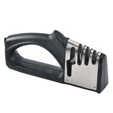 普凱 廚房 4合1 家用磨刀器, 黑色, 1個