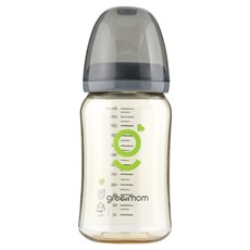 greenmom 嬰幼兒用 Basic PPSU 寬口奶瓶, 1個, 太空灰, 260ml
