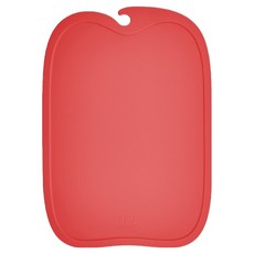 蘋果TPU副食品砧板, 1個, 珊瑚紅