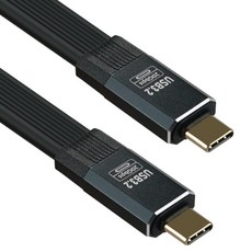 컴스 C타입 USB 3.2 케이블 20Gbps 100W JA363, 1개, 혼합색상, 50cm