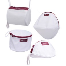 felt Ichiban 有感良品 內衣襪子專用護洗袋 極細款 4件組, 1組, 白色