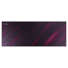 COX 極光電競長滑鼠墊, 1個, 紫粉色