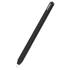 KODACHIEF 矽膠一體式 Apple pencil 第2代 Apple Pencil保護套, 1個, 黑色