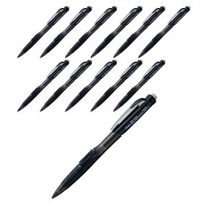 펜텔 트위스트 이레이스 사이드 클릭 샤프 블랙 PD275TA, 12개, 0.5mm