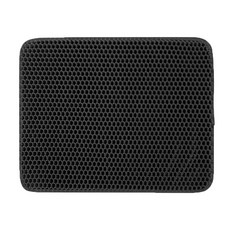 咕沛日常 雙層貓砂墊, 黑色, 1個