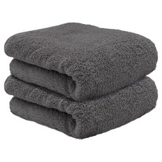 hiorie 日本桃雪 泉州飯店加厚大毛巾2件組 189g 棉紗, 伯爵灰, 1組