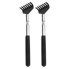 AHOYE 溫潤舒適 伸縮抓癢器 背部按摩器 不求人抓癢棒, 2支