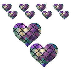 Kelbon特別圖案胸貼 愛心 霧面, 10個