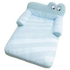 豆豆涼感沙發/狗窩 可拆洗, 藍色大眼萌, 1個