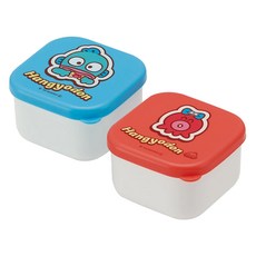 Skater 人魚漢頓 派對 1層 迷你容器 160ml MO2WAG 2件組, 1套, 混色