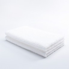 hiorie 日本桃雪 今治認證細絨洗臉毛巾2件組 雪白色 - 高吸水性 柔軟親膚, 1組