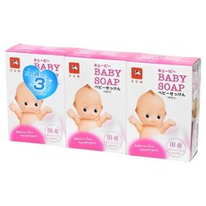COW STYLE 牛乳石鹼 低刺激無添加嬰兒香皂 日本製 溫和保濕 寶寶安心首選, 90g, 3盒