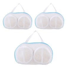 上手家居 可手提防變形內衣洗衣袋, 藍色, 3個