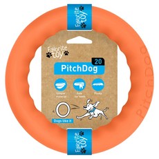 COLLAR 扣樂 PitchDog 寵物遊戲環, 亮橘色, 1個
