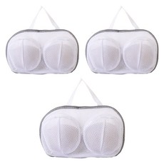 上手家居 可手提防變形內衣洗衣袋, 灰色, 3個