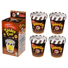 초파리 파리 벌레 잡는 끈끈이컵 블루스파이더 4p, 80g, 1개