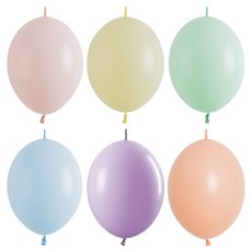 Sempertex 連接氣球 15cm 100入, 1套, 隨機出貨