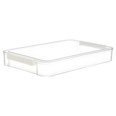 Mongguming 透明文件收納盒 小型, 混合顏色, 1層