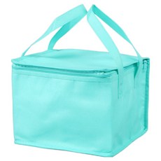 쿠미핸즈 케이크 배달 음식 보온 보냉 가방, 블루, 1개