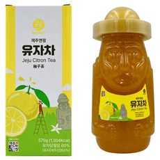 JejuNFarm 柚子茶, 570g, 1個, 1入