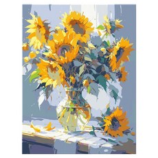 Soul Rich 風景 DIY 數字油畫套組 40 x 60 cm, 1個, 風景 09