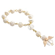 Baide 簡約念珠手鍊, 1個, 金色翅膀