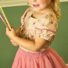 moimoln 女童Evelyn層次感洋裝組 M242OPG46P