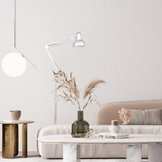 자바라 심플한 디자인 인테리어 장스텐드 E26, 화이트