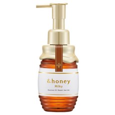 &honey milky 蜂蜜滋潤修復髮油 105ml 蜂蜜精華深層滋養 改善毛躁分叉, 1瓶