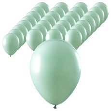 Sempertex 氣球 30cm, 50個, 粉彩黃昏綠茶