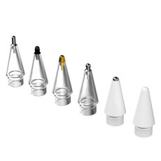 GOOSPERY Apple Pencil替換替換筆尖 6種組, 1套, 透明盒