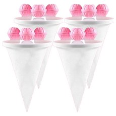 AndYou 直立式洗衣機專用棉絮過濾網, 粉紅色, 4個