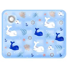 파스텔펫 반려동물 워터 아이스 쿨매트, 고래, 1개