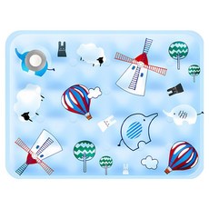 파스텔펫 반려동물 워터 아이스 쿨매트, 풍차, 1개