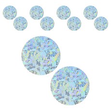 Kelbon 亮片圓形銀河胸貼, 10個