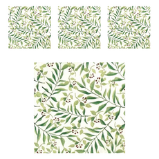 日常閃亮樹葉派對設計餐巾紙, 20件, 4個, 混色