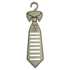 Minune 木質領帶架 LOVE造型, 自然原木色 明亮原木色調, 1個