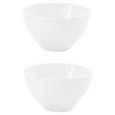 해피정 스텔라 파스텔 밥그릇 300ml, 화이트, 2개