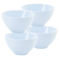 HappyJung Stella 粉彩湯碗 400ml, 藍色, 4個