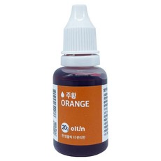 엘틴푸드칼라 진한 주황, 20g, 1개
