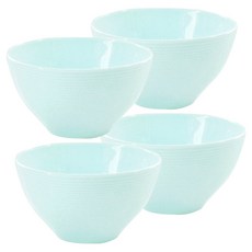 해피정 스텔라 파스텔 국그릇 400ml, 민트, 4개