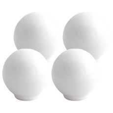 Market Ring 堅固傢俱把手 1.5 x 3 cm, 白色, 4個