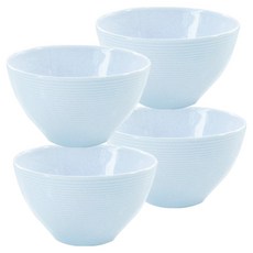 HappyJung Stella 粉彩飯碗 300ml, 4個, 藍色