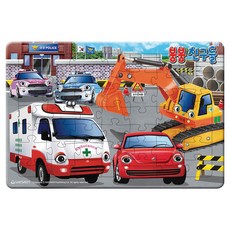 붕붕 친구들 8절 퍼즐, 1개, 49피스