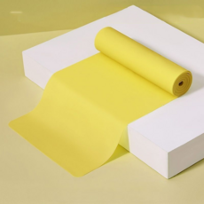 타히크 필라테스 요가 라텍스 고무밴드, 옐로우, 1개