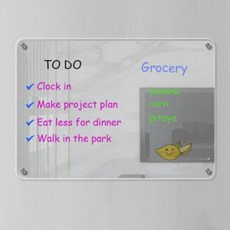 Owoldam冰箱留言板黏貼式壓克力磁鐵板 基本型, 壓克力
