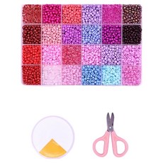 Ilsangsokbanzzak DIY 串珠 4mm x 24種套組, A, 1套