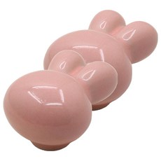 現代風格傢俱把手 1.8 x 3.9 x 5.4 cm, 2個, 粉紅色