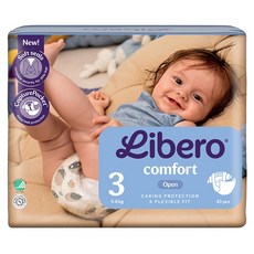 Libero 麗貝樂 黏貼型尿布 兒童通用, 3階段, 43張